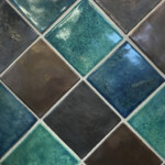 Potter's Loft - 4" x 4" Jade Green & Blue Lapis